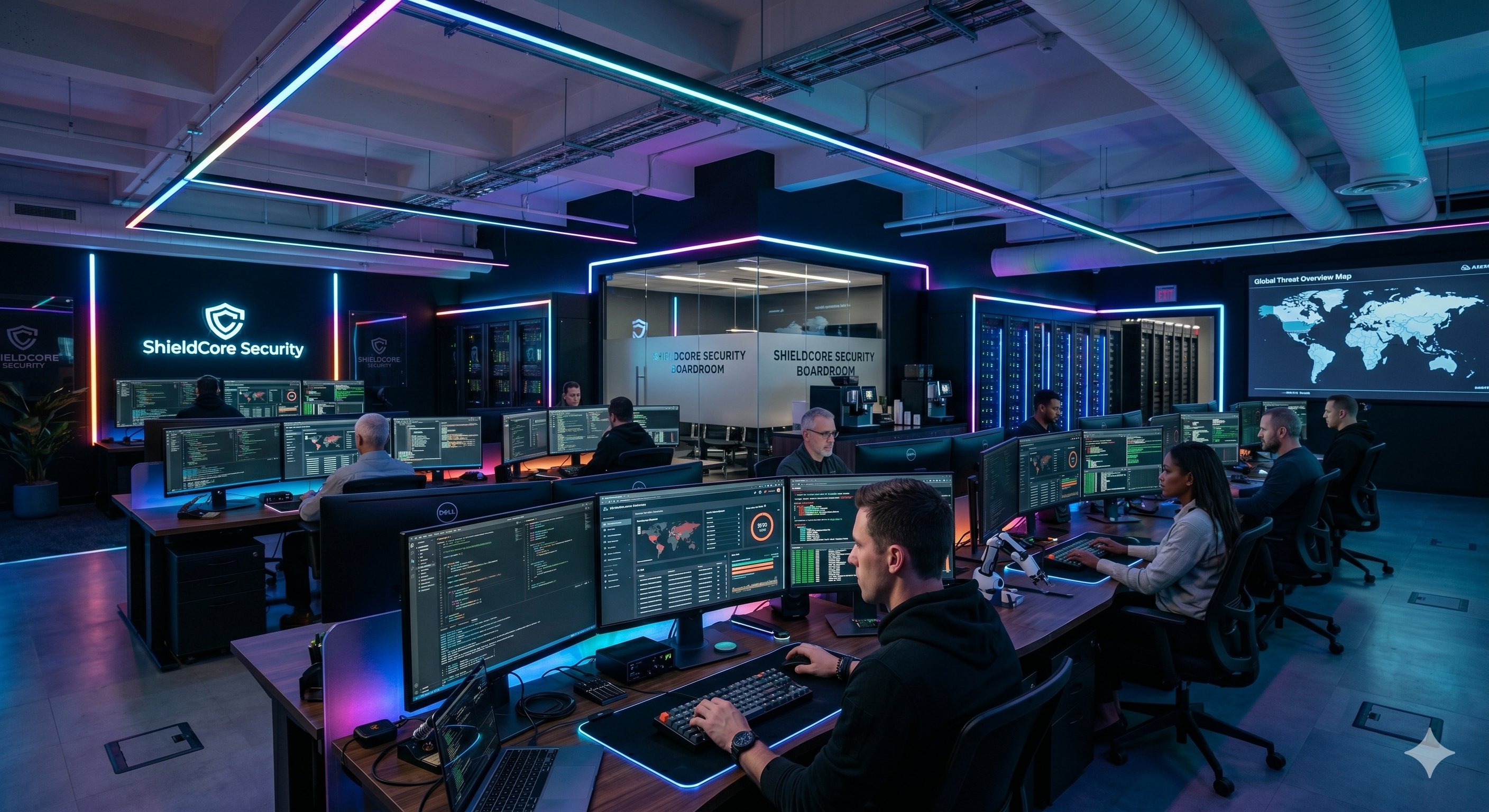 ShieldCore Security Operations Center Team